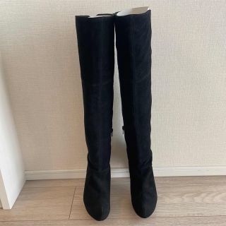 【未使用品】LANVIN ランバン　ロングブーツ　23cm(ブーツ)