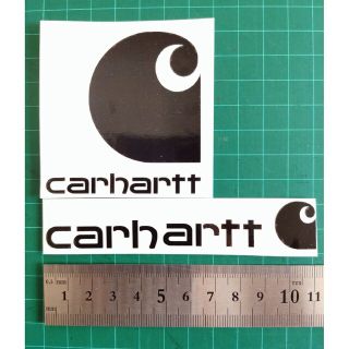 カーハート(carhartt)のカーハート　カッティングステッカー　【艶あり黒】2枚(その他)