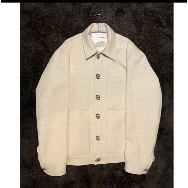 COMME des GARCONS(コムデギャルソン)のCORNERSTONE 22SS WHITE DRIZZLER コーナーストーン メンズのジャケット/アウター(ブルゾン)の商品写真