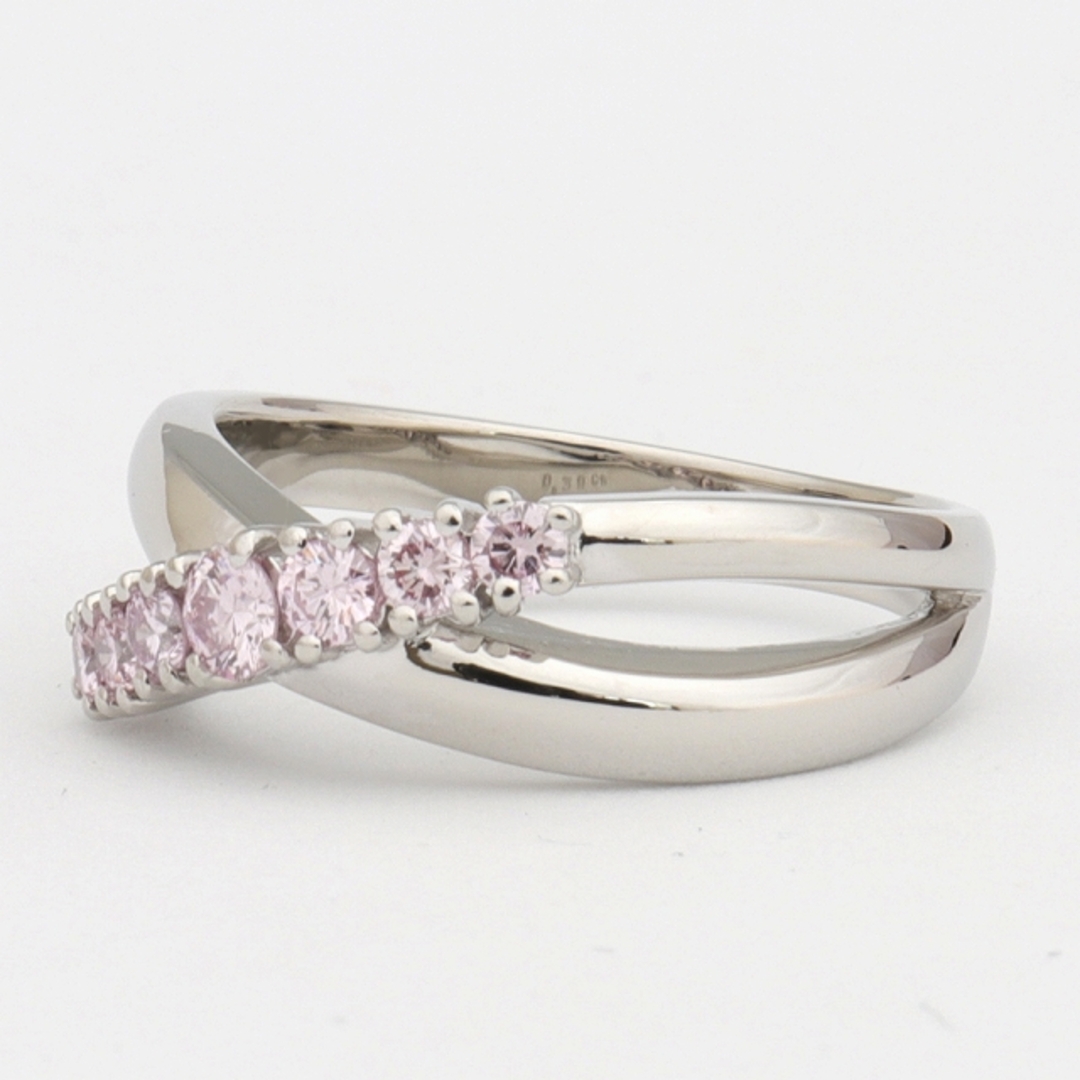 MIKIMOTO(ミキモト)の(新品仕上げ済) ミキモト MIKIMOTO ピンク ダイヤモンド リング 指輪 プラチナ PT950 ダイヤ 0.39ct 15号 8526 レディースのアクセサリー(リング(指輪))の商品写真