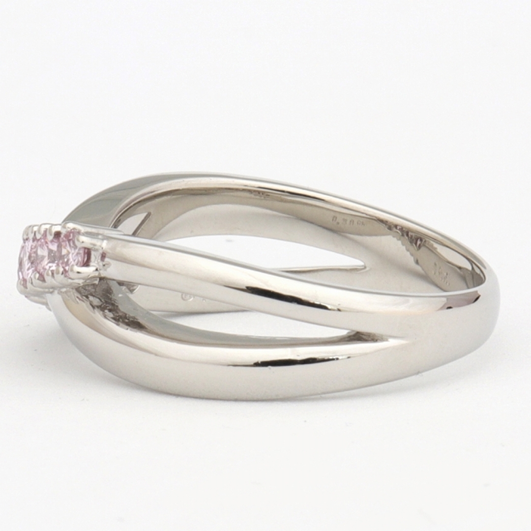 MIKIMOTO(ミキモト)の(新品仕上げ済) ミキモト MIKIMOTO ピンク ダイヤモンド リング 指輪 プラチナ PT950 ダイヤ 0.39ct 15号 8526 レディースのアクセサリー(リング(指輪))の商品写真