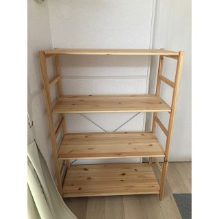 MUJI (無印良品) - 無印良品 パイン材ユニットシェルフ 86cm幅の