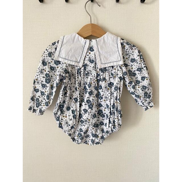 Bonpoint(ボンポワン)の6-12m little cotton clothes 花柄　ロンパース キッズ/ベビー/マタニティのベビー服(~85cm)(ロンパース)の商品写真