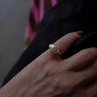 フミカウチダ(FUMIKA_UCHIDA)の今晩のみ値下げ　8uede Exa Pieco Ring white/gold(リング(指輪))