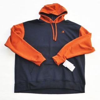 チャンピオン(Champion)のCHAMPION /  PULLOVER BROWN×NAVY BIG SIZE(パーカー)