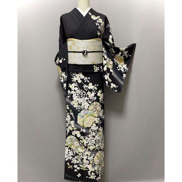 限定特価】 吉澤の友禅【特選十日町友禅◇金駒刺繍 吉祥花文様】ぼかし