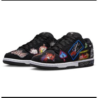 ナイキ(NIKE)のNeck face × Nike SB Dunk Low (マルチカラー)(スニーカー)