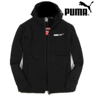 プーマ(PUMA)の【PUMA/プーマ】裏フリース ジップアップパーカー メンズLサイズ（ブラック）(パーカー)