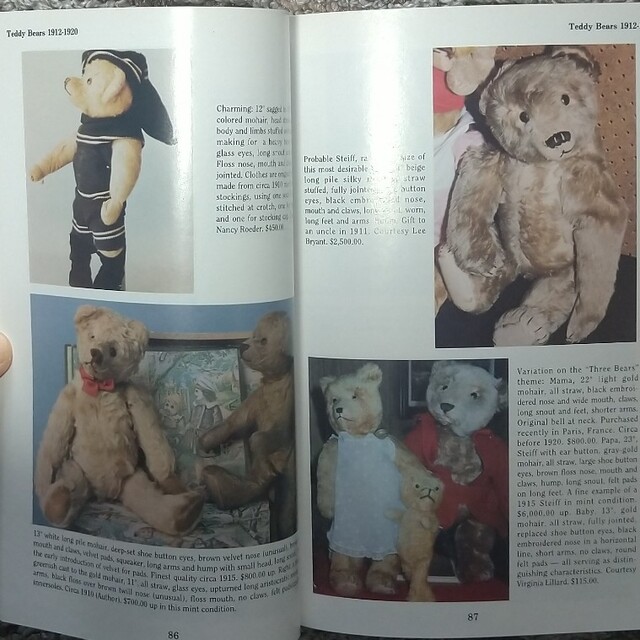 ☆洋書☆Teddy Bears & Steiff Animals シュタイフ エンタメ/ホビーの本(洋書)の商品写真