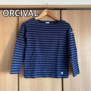 オーシバル(ORCIVAL)のORCIVAL オーシバル ボーダー 起毛トップス 日本製(カットソー(長袖/七分))