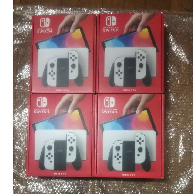 新品、未使用 Nintendo Switch 本体 有機EL ホワイト×4