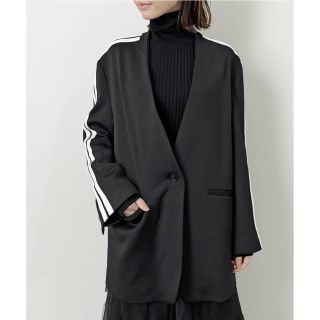 アパルトモンドゥーズィエムクラス(L'Appartement DEUXIEME CLASSE)のAmericana アメリカーナ Jersey No Collar Jacket(ノーカラージャケット)