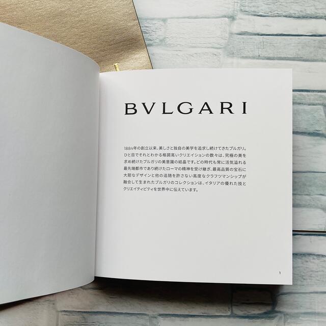 BVLGARI(ブルガリ)の【非売品】BVLGARI RINGブルガリ リング カタログ エンタメ/ホビーの雑誌(結婚/出産/子育て)の商品写真