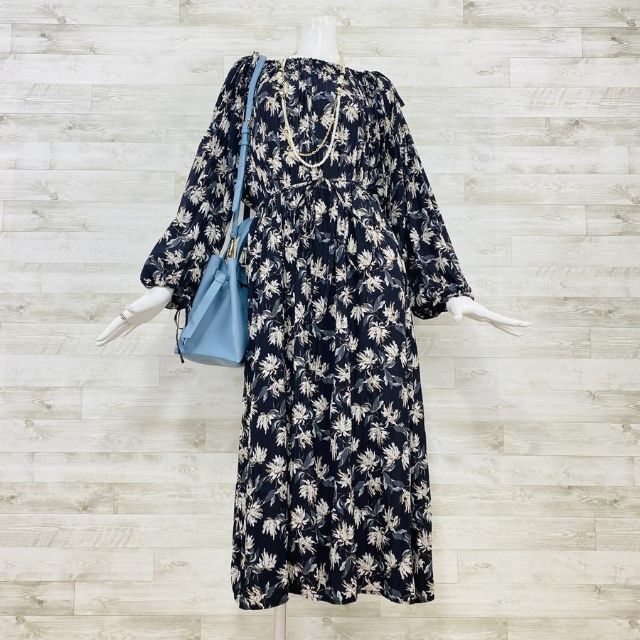 最大80%オフ! FRAY I.D ボレロ付ワンピース 2way M 白×黒 花柄 ほぼ