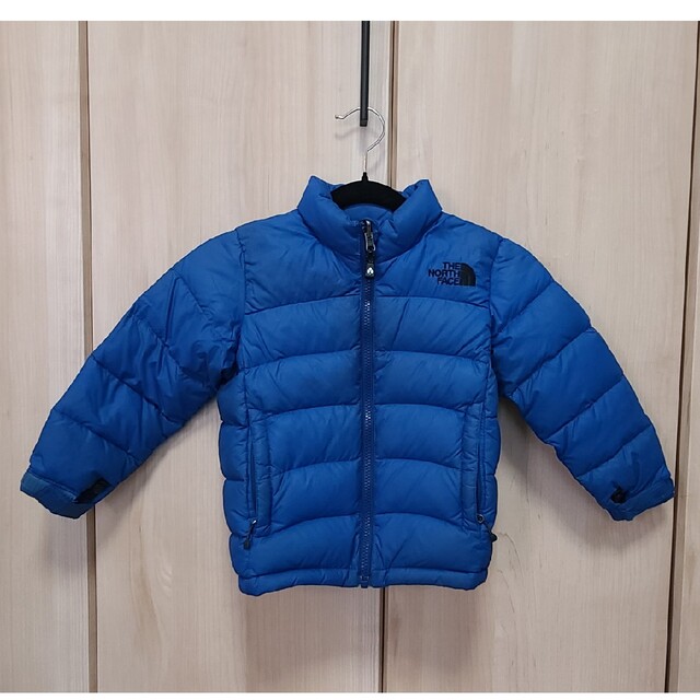 THE NORTH FACE(ザノースフェイス)のノースフェイス ダウンジャケットキッズ100 キッズ/ベビー/マタニティのキッズ服男の子用(90cm~)(ジャケット/上着)の商品写真