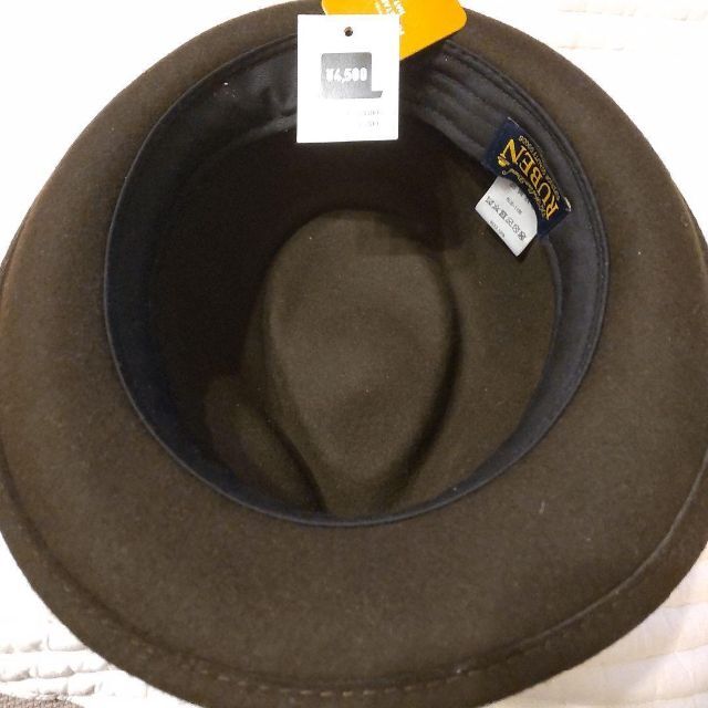 14+(イチヨンプラス)の【新品タグ付き】14プラス 中折れハット 茶色 ruben ルーベン レディースの帽子(ハット)の商品写真