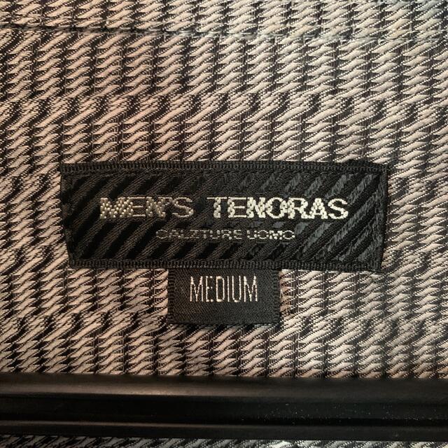 希少 MEN'S TENORAS ティノラス 隠しボタンダウンシャツ L