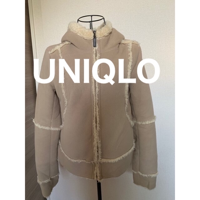 UNIQLO(ユニクロ)の【美品】ムートンフリースジャケット レディースのジャケット/アウター(その他)の商品写真