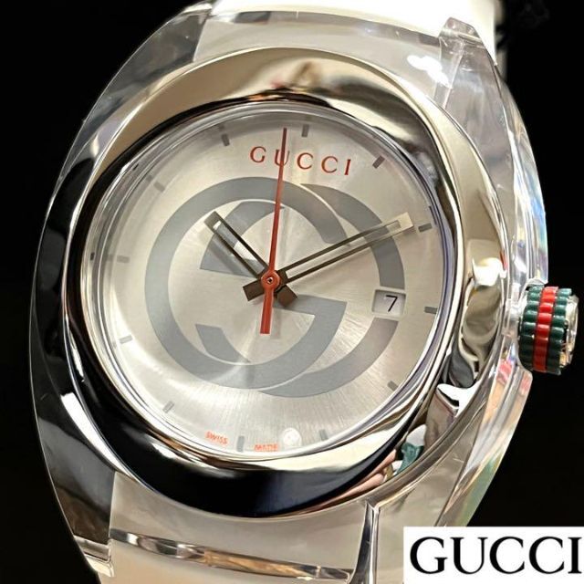 Gucci】新品未使用/グッチ/メンズ.レディース腕時計/Sync/ホワイト色