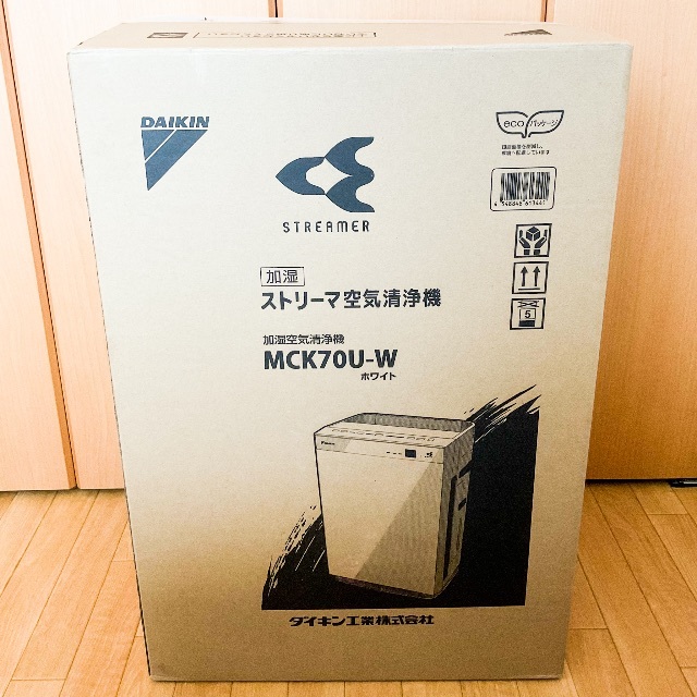 【値下げ】DAIKIN 加湿空気清浄機 MCK70U-W