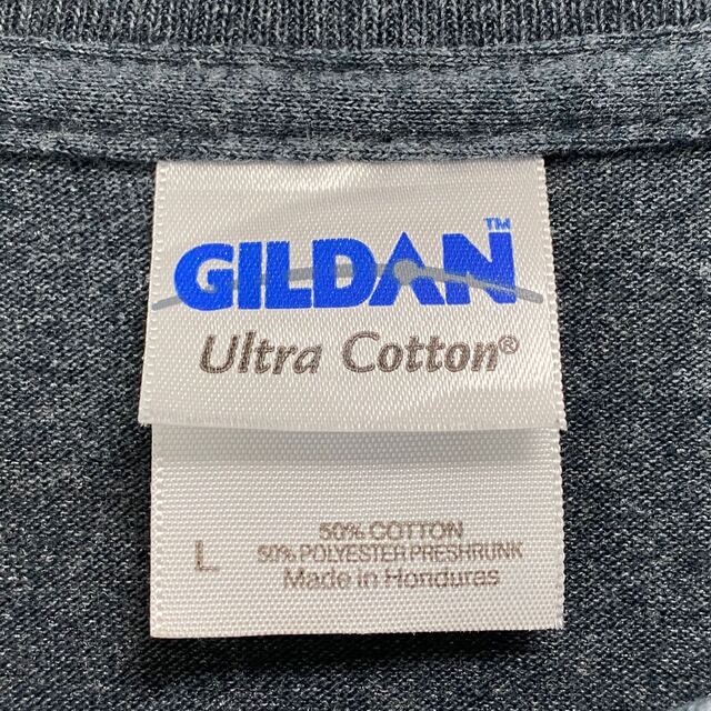 GILDAN(ギルタン)の古着 90s~00s ギルダン Tシャツ L ホンデュラス製 ペンシルバニア大学 メンズのトップス(Tシャツ/カットソー(半袖/袖なし))の商品写真