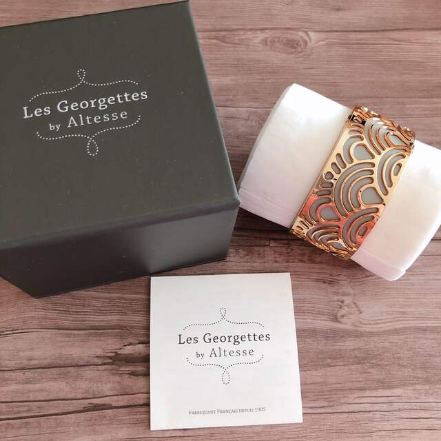 Les Georgettes レジョルジェット 3ウェイバングル ローズゴールド レディースのアクセサリー(ブレスレット/バングル)の商品写真