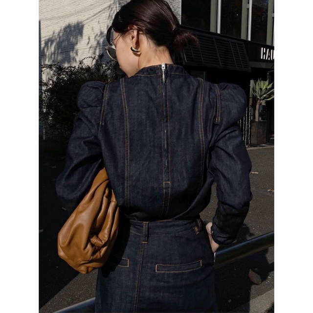 美品】Ameri/POWER SHOULDER DENIM SET UP | gulatilaw.com