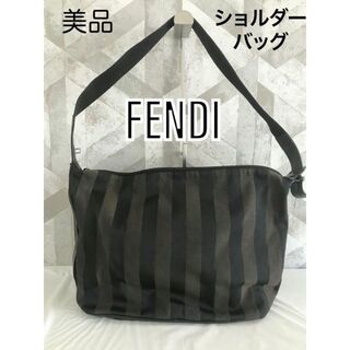 FENDI - 【美品】FENDI フェンディ ペカン柄 ナイロン ショルダーバッグ 斜め掛け