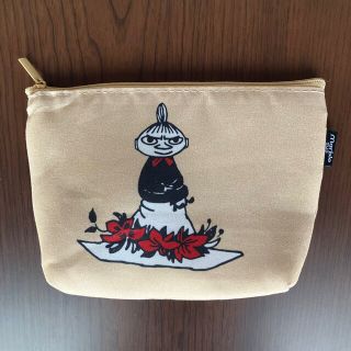 ムーミン(MOOMIN)のムーミン　ミー　ポーチ　クッション素材　ベージュ　非売品(ポーチ)