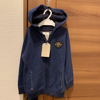 ザラ(ZARA)の新品　ZARA  ニットパーカー　120 ザラ(ニット)