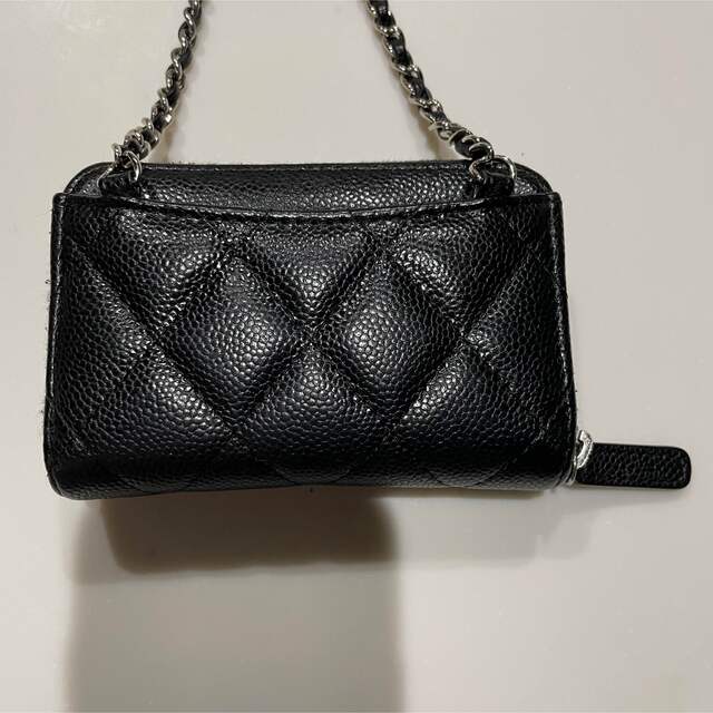 レア シャネル CHANEL チェーンウォレット キャビアスキン 【特別訳