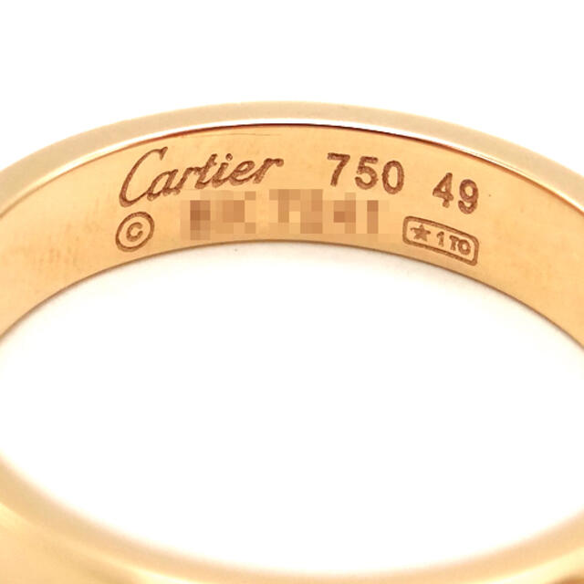 Cartier(カルティエ)のカルティエ ミニラブリング 750 K18PG 指輪 ＃49 約9号 レディースのアクセサリー(リング(指輪))の商品写真