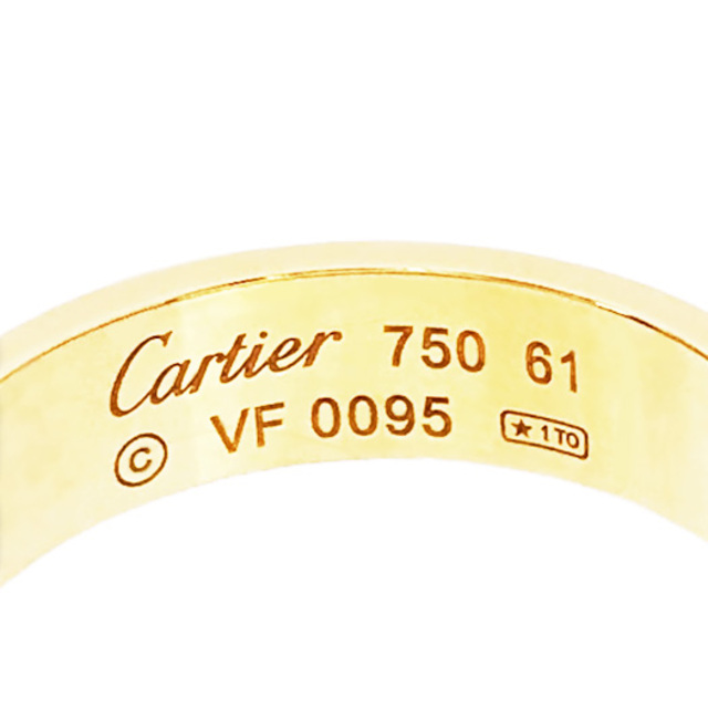 Cartier(カルティエ)のカルティエ ラブリング K18YG イエローゴールド ＃61 約20.5号 レディースのアクセサリー(リング(指輪))の商品写真