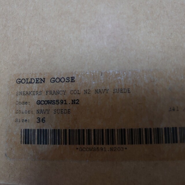 GOLDEN GOOSE(ゴールデングース)のGOLDENGOOSEｺﾞｰﾙﾃﾞﾝｸﾞｰｽ　FRANCY NAVYSUEDE レディースの靴/シューズ(スニーカー)の商品写真