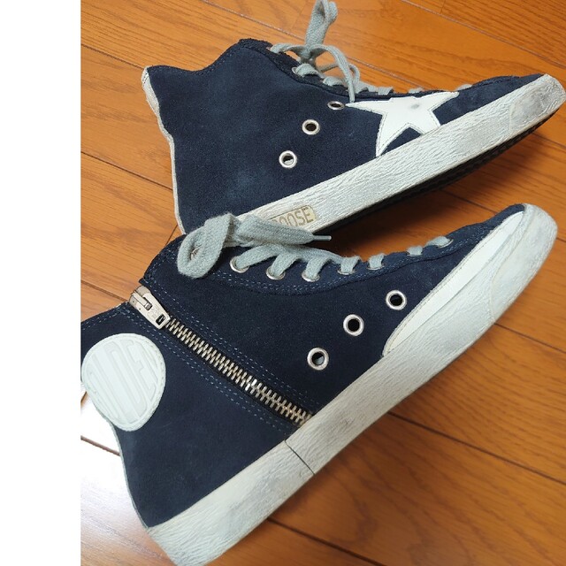 GOLDEN GOOSE(ゴールデングース)のGOLDENGOOSEｺﾞｰﾙﾃﾞﾝｸﾞｰｽ　FRANCY NAVYSUEDE レディースの靴/シューズ(スニーカー)の商品写真