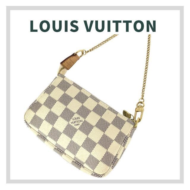 希少 黒入荷! LOUIS VUITTON ホワイト ハンドバッグ ダミエアズール