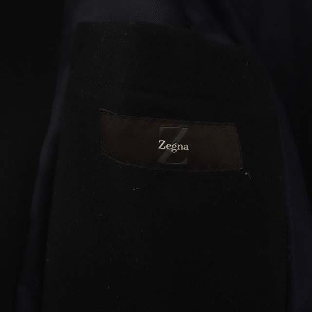 ジーゼニア Z Zegna ベルトデザイン ウール コート アウター 46 黒 2