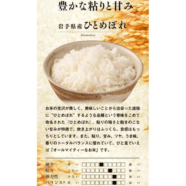 とんぴー様専用 お米[ひとめぼれ 30kg ]新米/大粒 5kg×6 食品/飲料/酒の食品(米/穀物)の商品写真