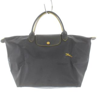 ロンシャン(LONGCHAMP)のロンシャン ル プリアージュ M ナイロンバッグ トートバッグ グレー 黄色(トートバッグ)