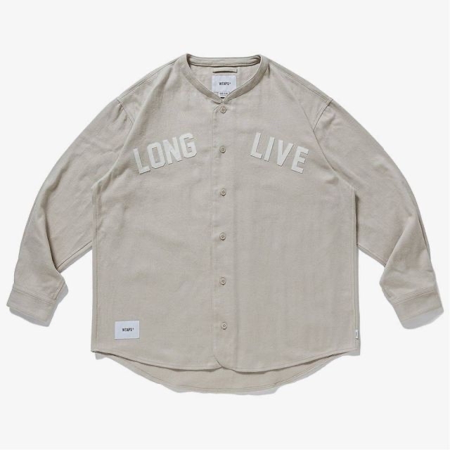 S WTAPS LEAGUE / LS / COTTON. FLANNEL