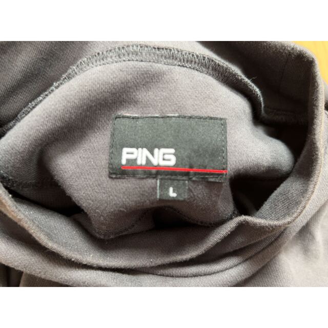 PING(ピン)のping メンズ　モックネック　カットソー スポーツ/アウトドアのゴルフ(ウエア)の商品写真