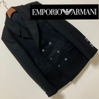 エンポリオアルマーニ(Emporio Armani)の美品■EMPORIO ARMANI■定価25万円 ミリタリー ピーコート 50(ピーコート)