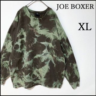 メンズ服ブリーチトレーナーXL 古着屋　ストリート系　モード　柄　秋冬　トップス(スウェット)