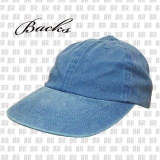 バックス(BACKS)の新品　【BACKS】　ピグメントローキャップ　無地(キャップ)