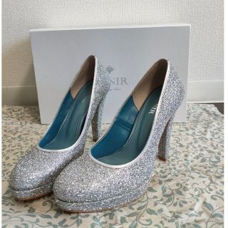 ジミーチュウ(JIMMY CHOO)のBENIR グリッター ウェディングシューズ 22cm 33(ハイヒール/パンプス)