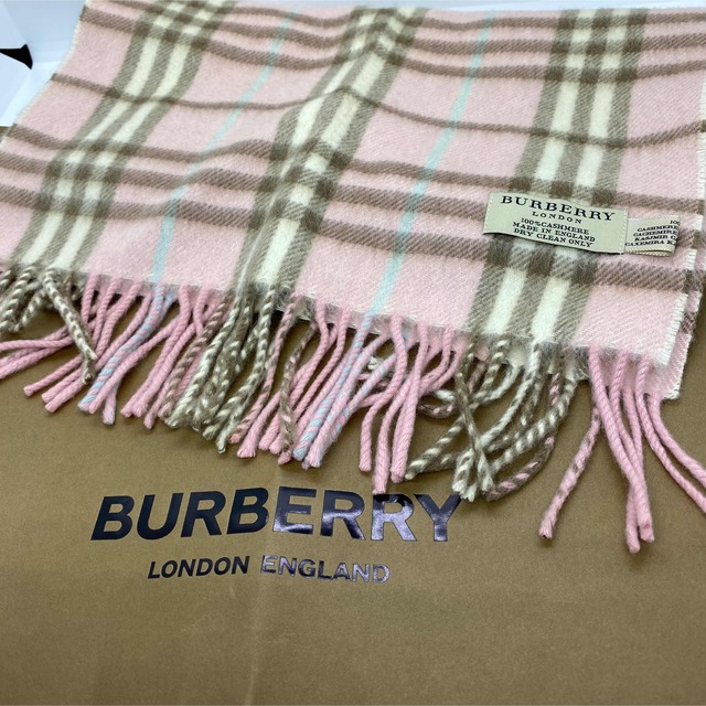 BURBERRY バーバリー カシミヤマフラー-