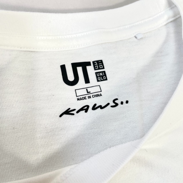 新品 KAWS x ユニクロ 限定 UT ハート Tシャツ ホワイト カウズ 2