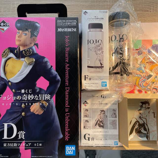 ジョジョの奇妙な冒険　一番くじ　東方仗助　フィギュアなど　おまけ