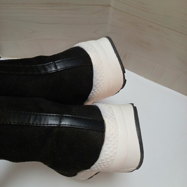 BAYFLOW(ベイフロー)の【BAYFLOW】スニーカーブーツ　ショートブーツ　Sサイズ　ブラック レディースの靴/シューズ(ブーツ)の商品写真