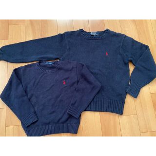 ラルフローレン(Ralph Lauren)のラルフローレン 兄弟お揃いっぽい コットンセーター110&130(ニット)